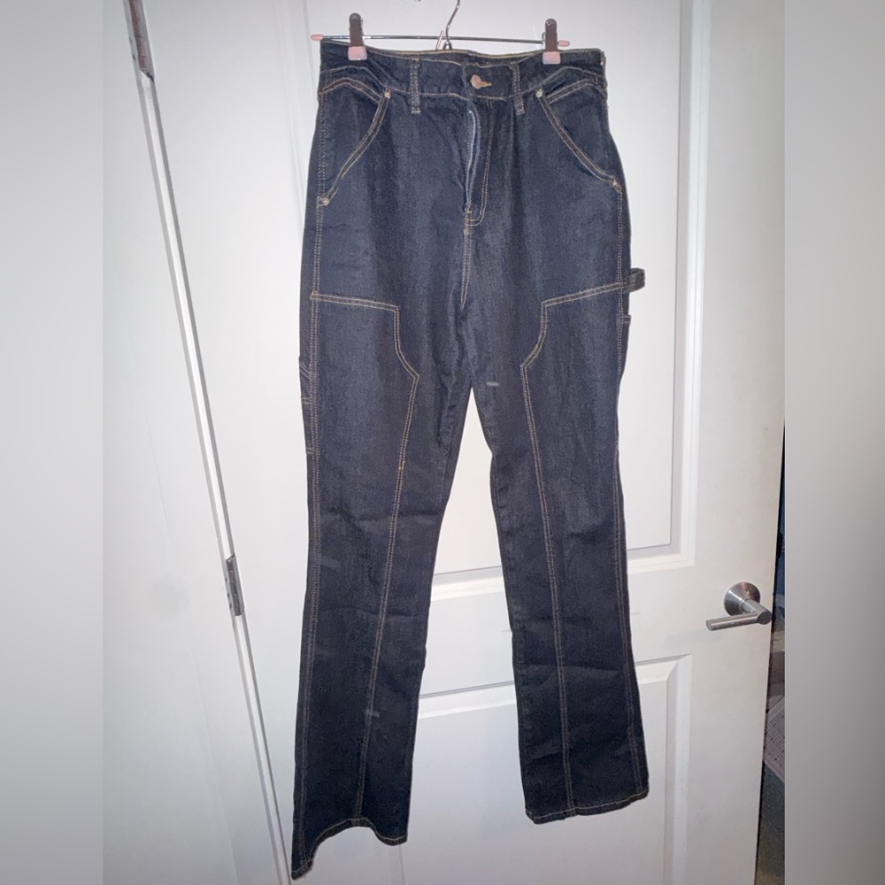 Fashion Nova Dark Blue Flare Jeans